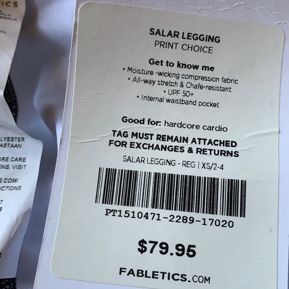 Fabletics Salar Blueprint Floral leggings - Picture 5 of 6
